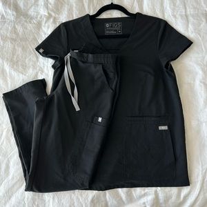 Black figs scrubs set